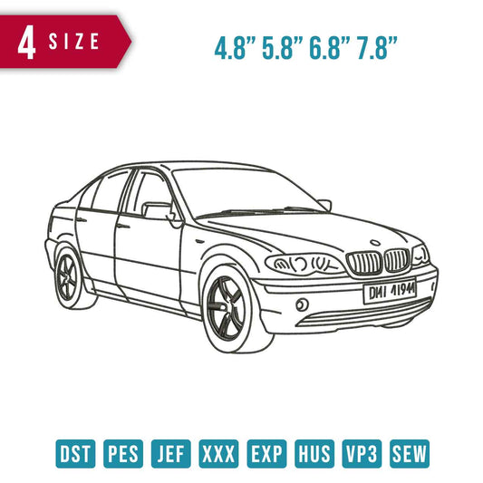 Line Art Bmw Car