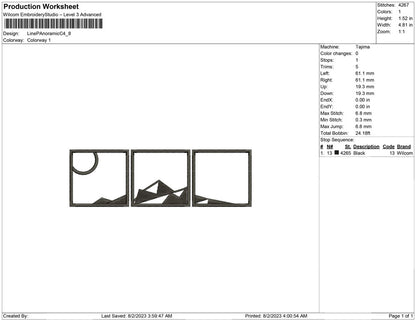 Line Art Panoramic C