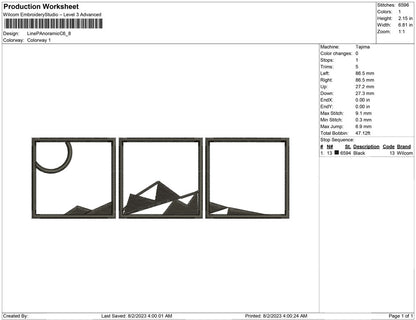 Line Art Panoramic C