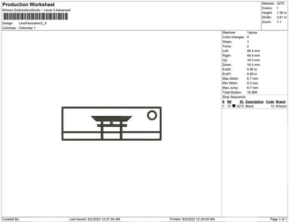 Line Art Panoramic