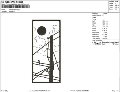 Line Art Panoramic B
