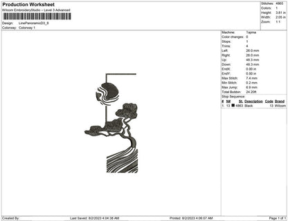Line Art Panoramic D