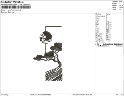 Line Art Panoramic D