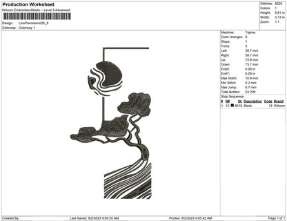 Line Art Panoramic D