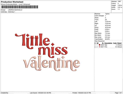 Little Miss Valentine