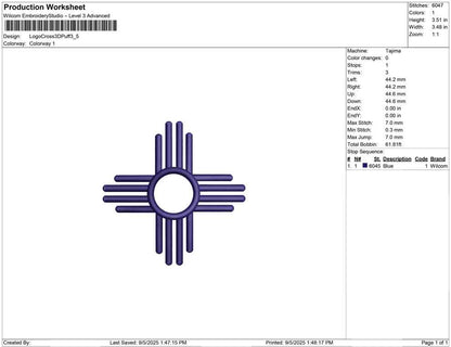 Logo Cross 3D Puff