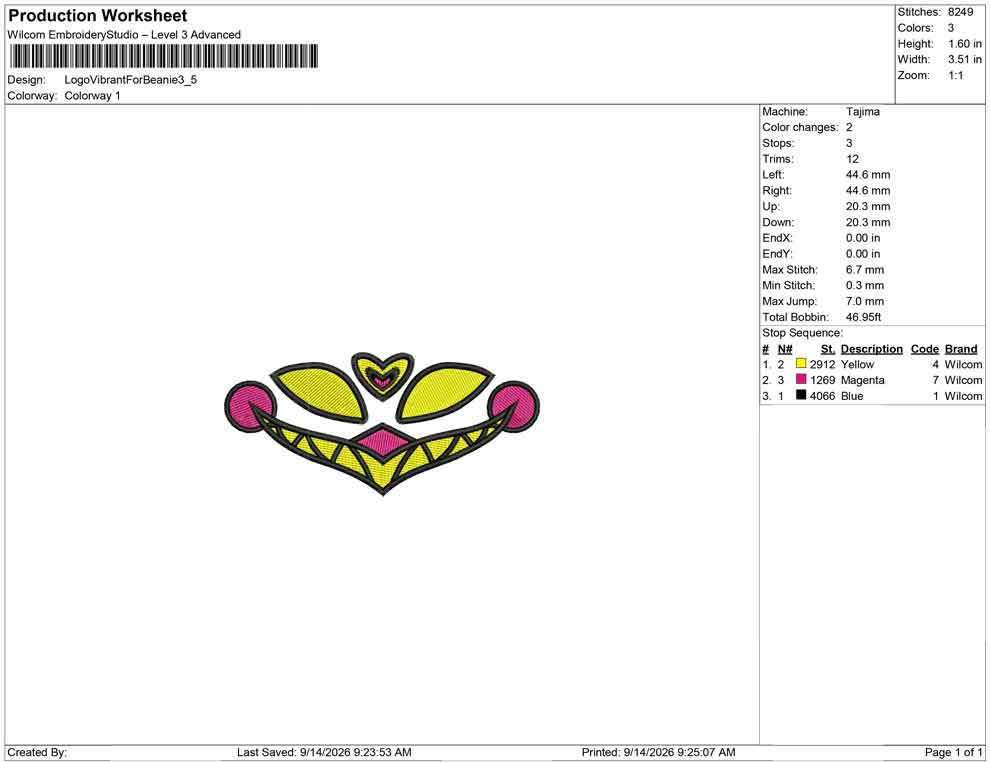 Logo Vibrant For Beanie