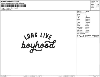 Long Live Boy Hood