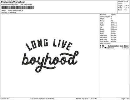 Long Live Boy Hood