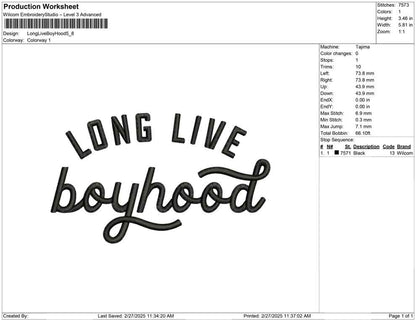Long Live Boy Hood