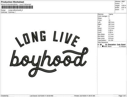 Long Live Boy Hood