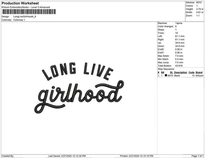 Long Live Girl Hood