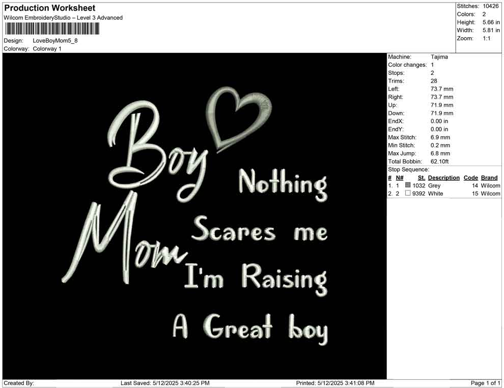 Love Boy Mom