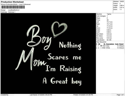 Love Boy Mom