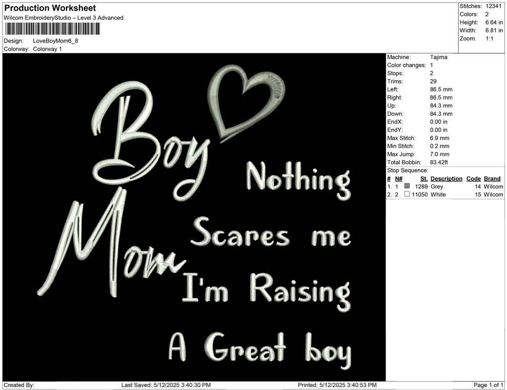 Love Boy Mom