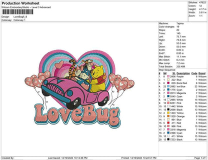 Love Bug winnie friends