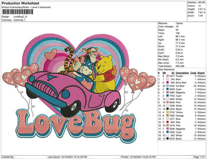 Love Bug winnie friends