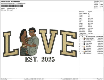 Love Est 2025 B