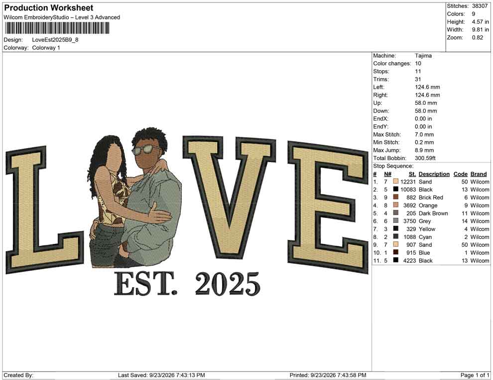 Love Est 2025 B