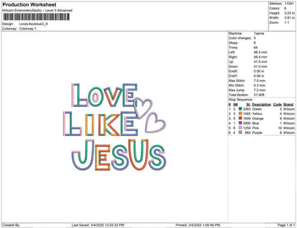 Love Like Jesus