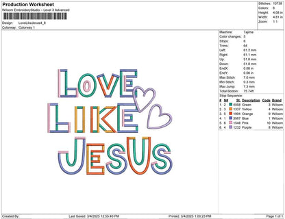 Love Like Jesus