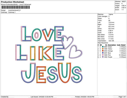 Love Like Jesus