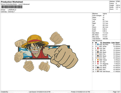 Luffy beat