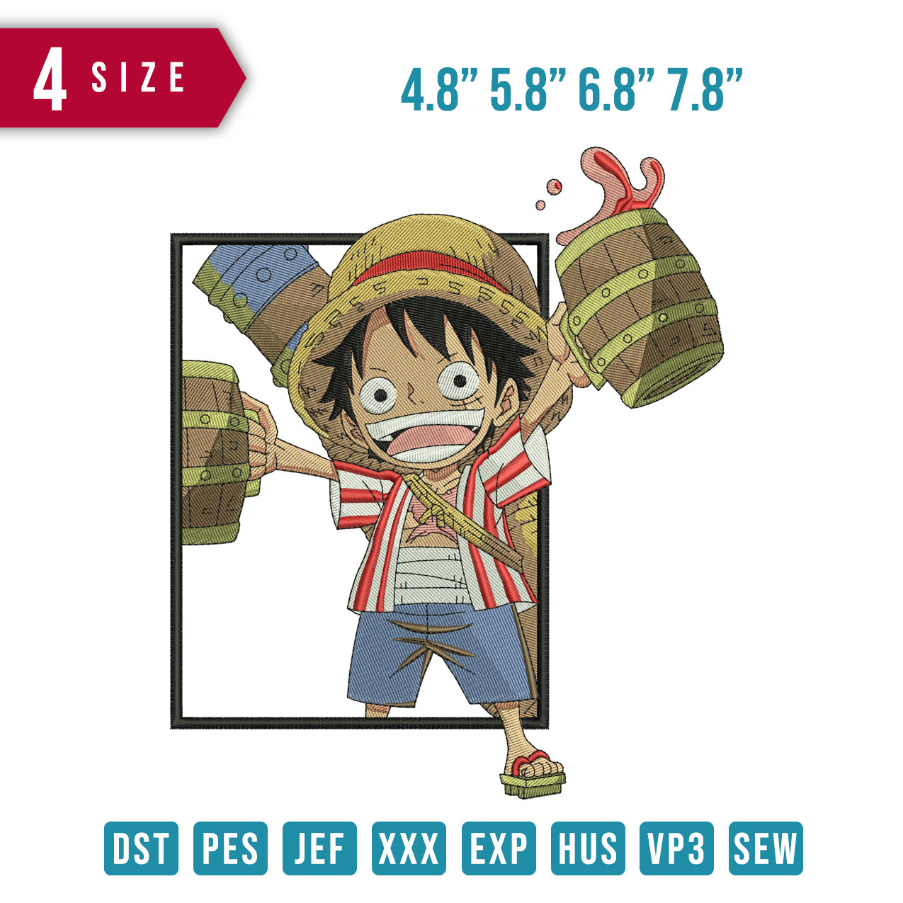 Luffy Drinking