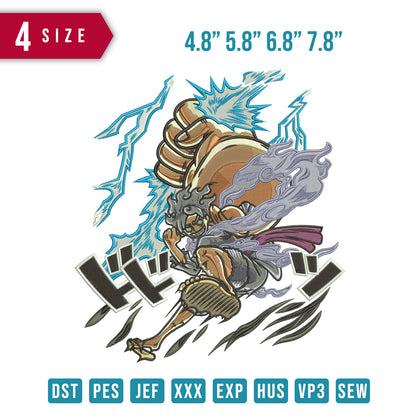 Luffy Gear 5 fire