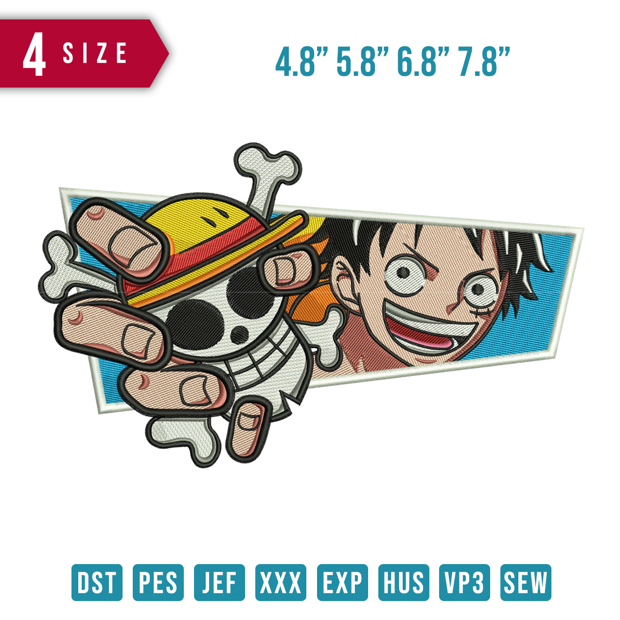 Luffy Holding Skull