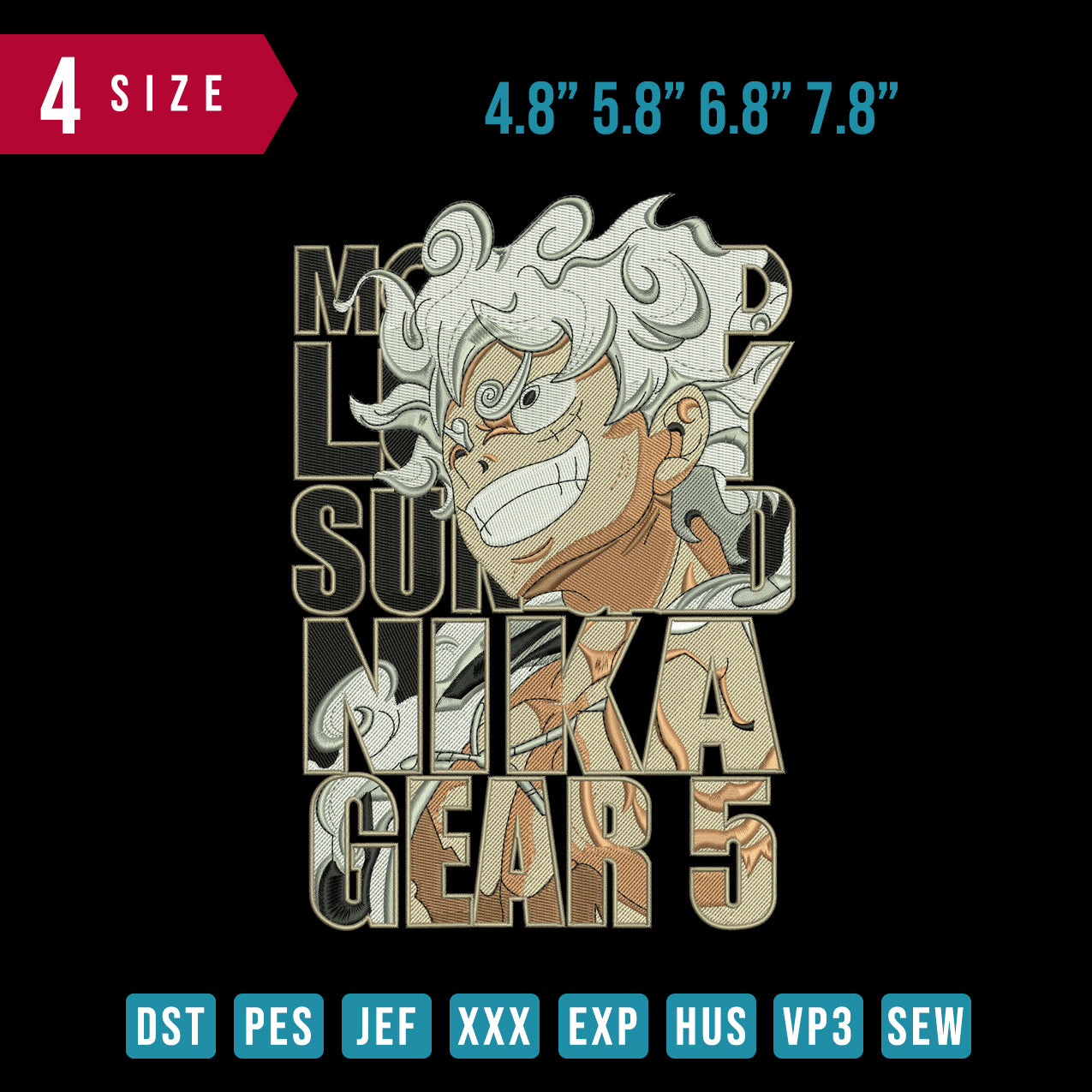 Luffy Nika Gear 5