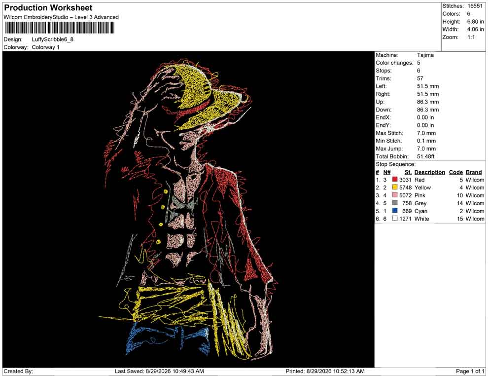 Luffy Scribble