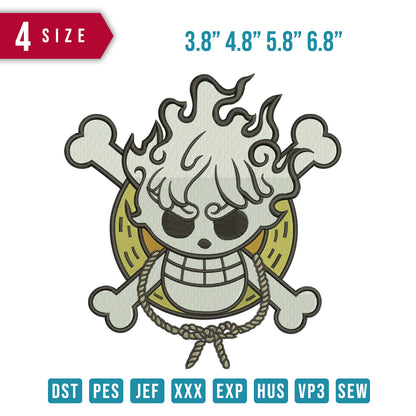 Luffy Skull logo