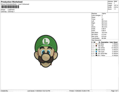 Luigi Face