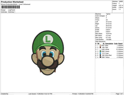 Luigi Face