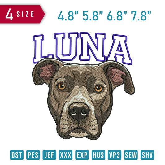 Luna Dog Head