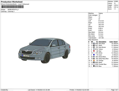 car 653HY