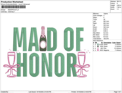 Maid Of Honor