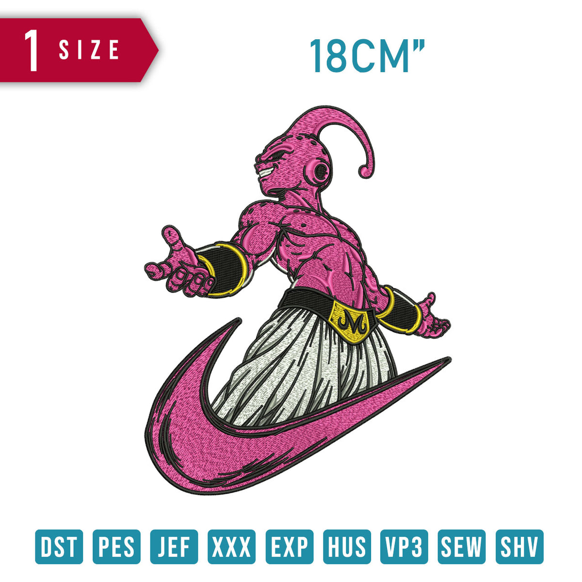 Majin Blue Swoosh B