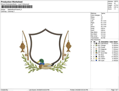 Mallard Duck Frame
