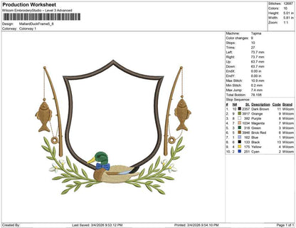 Mallard Duck Frame
