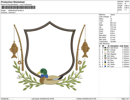 Mallard Duck Frame