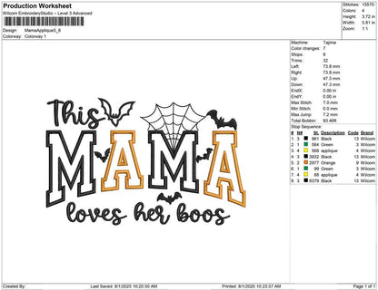 Mama Applique