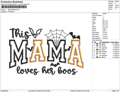 Mama Applique