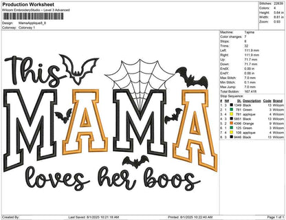 Mama Applique
