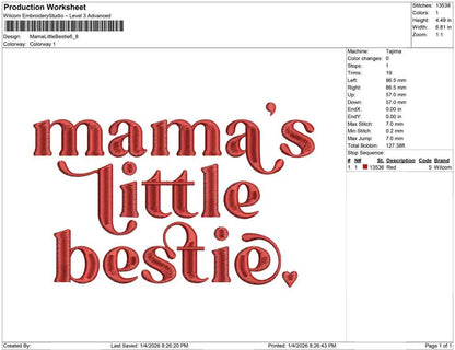 Mama Little Bestie