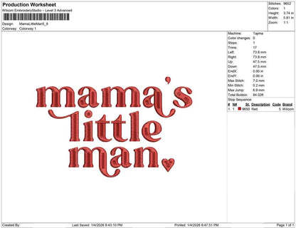Mama Little Man