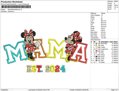 Mama Minnie Mouse