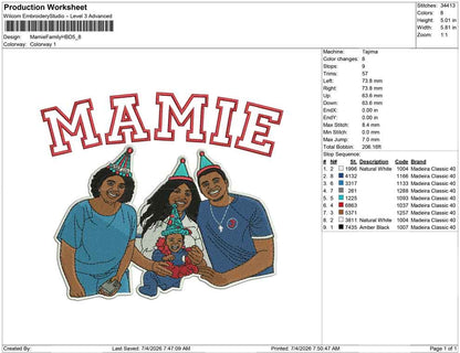 Mamie Family HBD