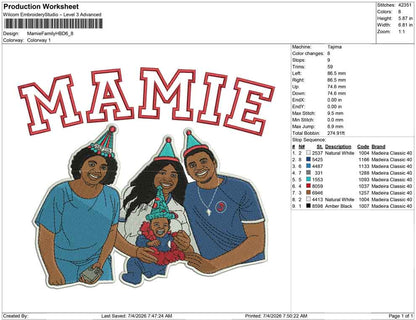 Mamie Family HBD